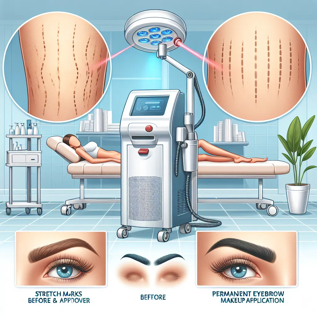 Skuteczna laseroterapia: usuwanie rozstępów i trwały makijaż brwi