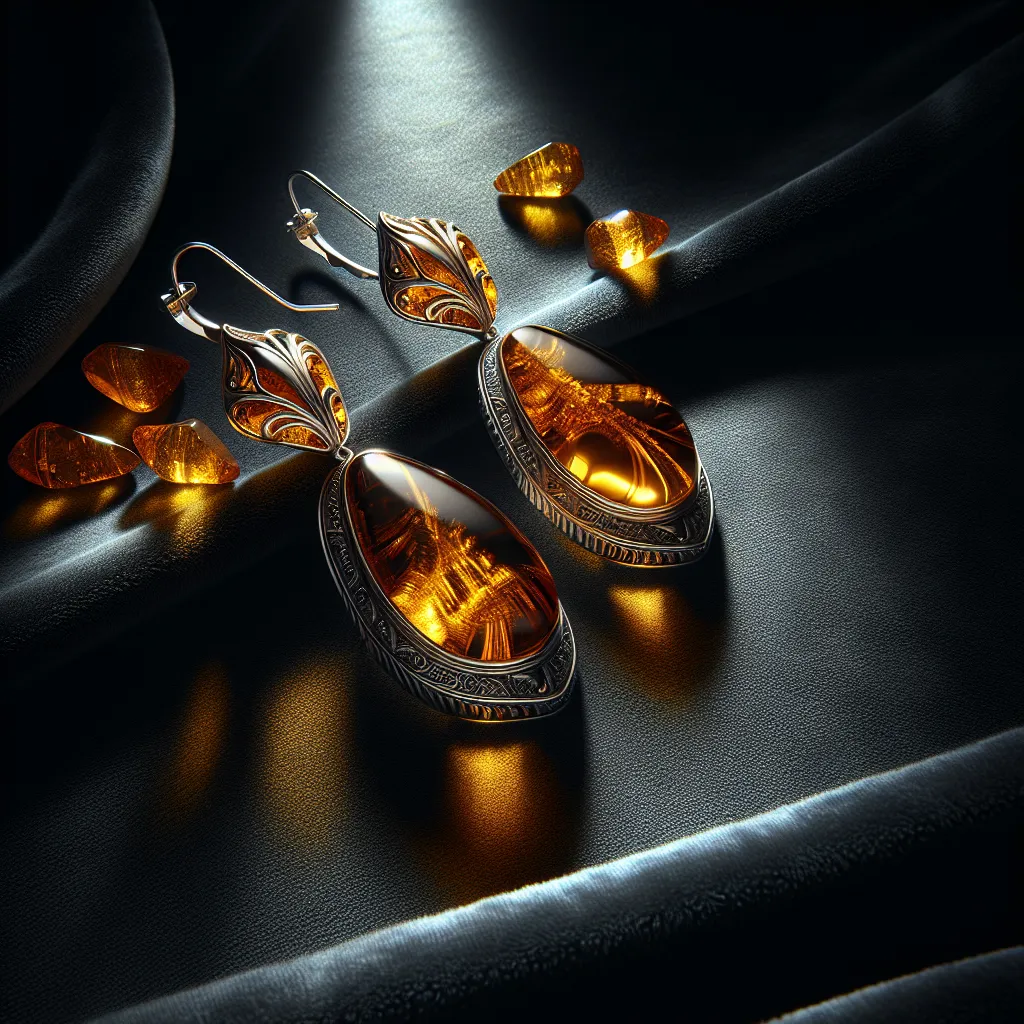 Kolczyki bursztynowe – biżuteria, która zachwyca